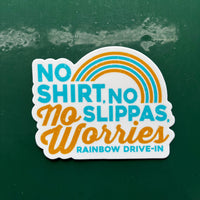 No Worries Sticker